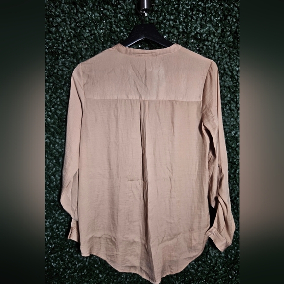 Forever 21 Light Tan Button-Down Shirt - Picture 3 of 4